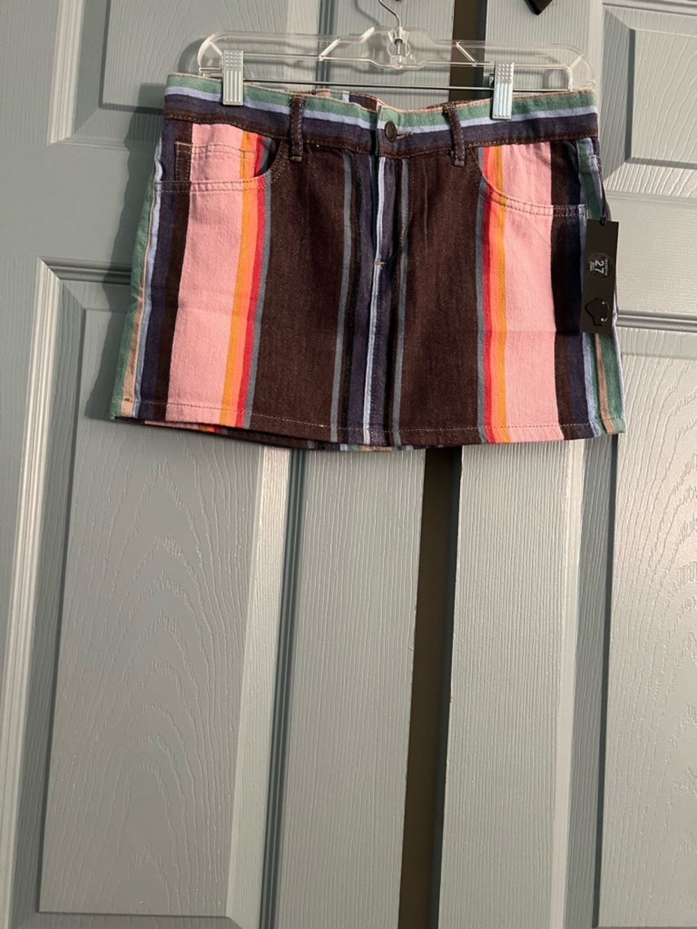 Joe’s Multi Stripe Mini Skirt
